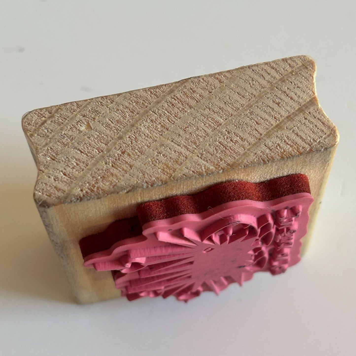 CraftSmart Rubber Stamp Hedgehog I am Stuck On You Love Hearts Funny Valentine