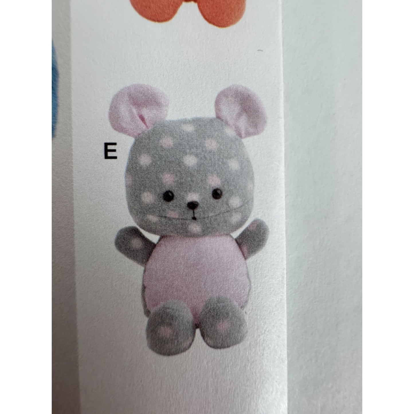 Simplicity Sewing Pattern S9909 Plush Stuffed Animals Toy Easy Dog Cat Mouse 9in