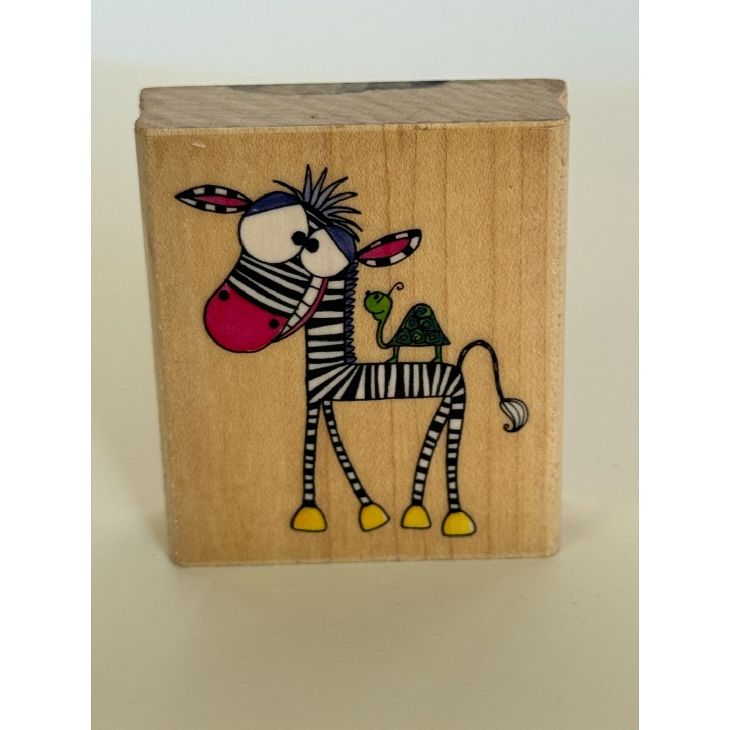 Penny Black Rubber Stamp Irresistable U Zebra Turtle Friend Card Making Funny