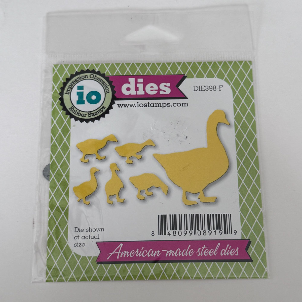 Impression Obsession Die Set Mama Duck Ducklings Easter Spring Craft Cardmaking Metal Farm Animal