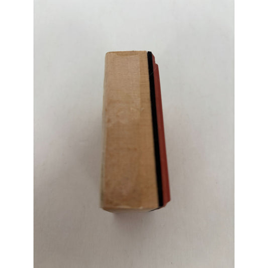 Anna Griffin Wood Rubber Stamp Decorative Frame Christmas Card Making Rectangle