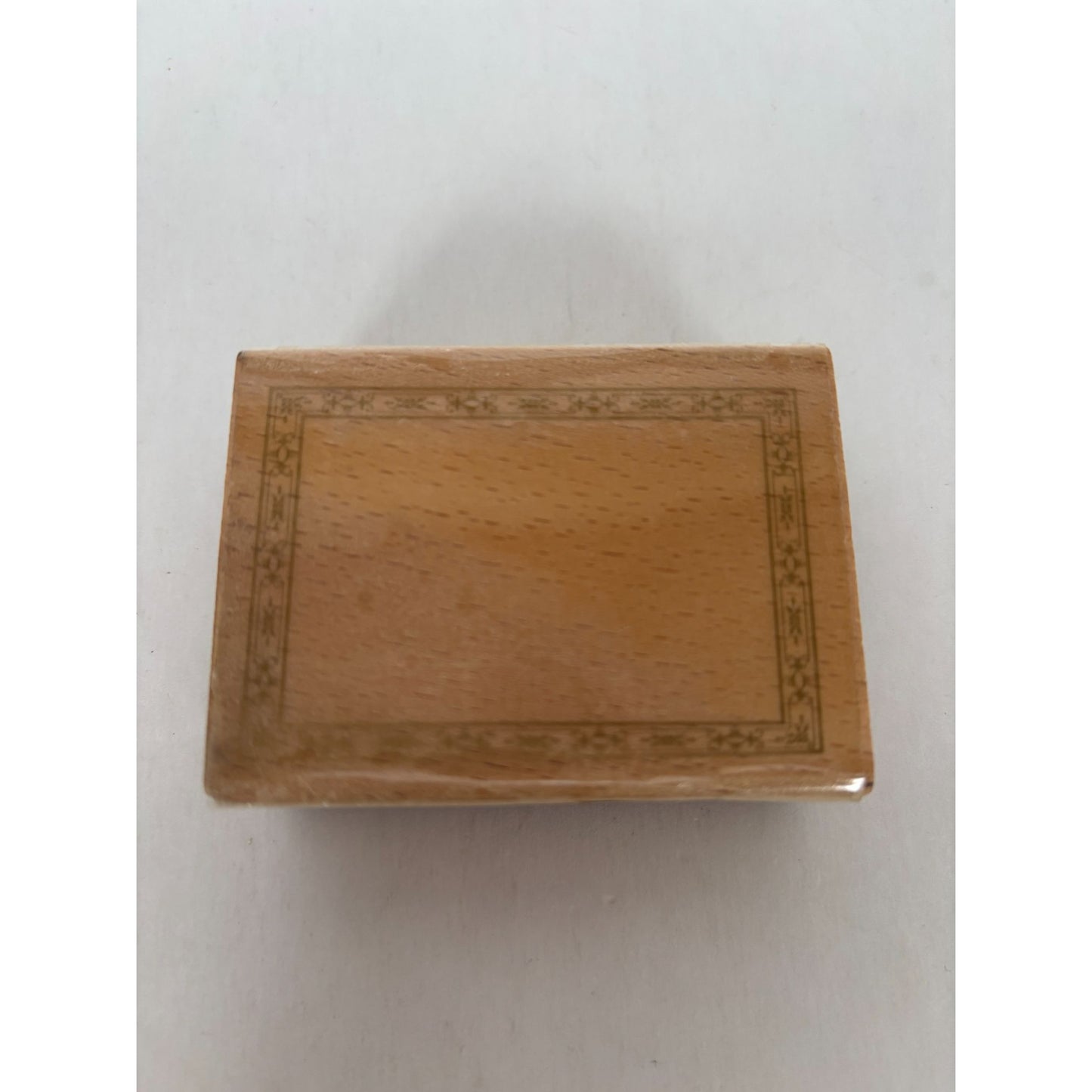 Anna Griffin Wood Rubber Stamp Decorative Frame Christmas Card Making Rectangle