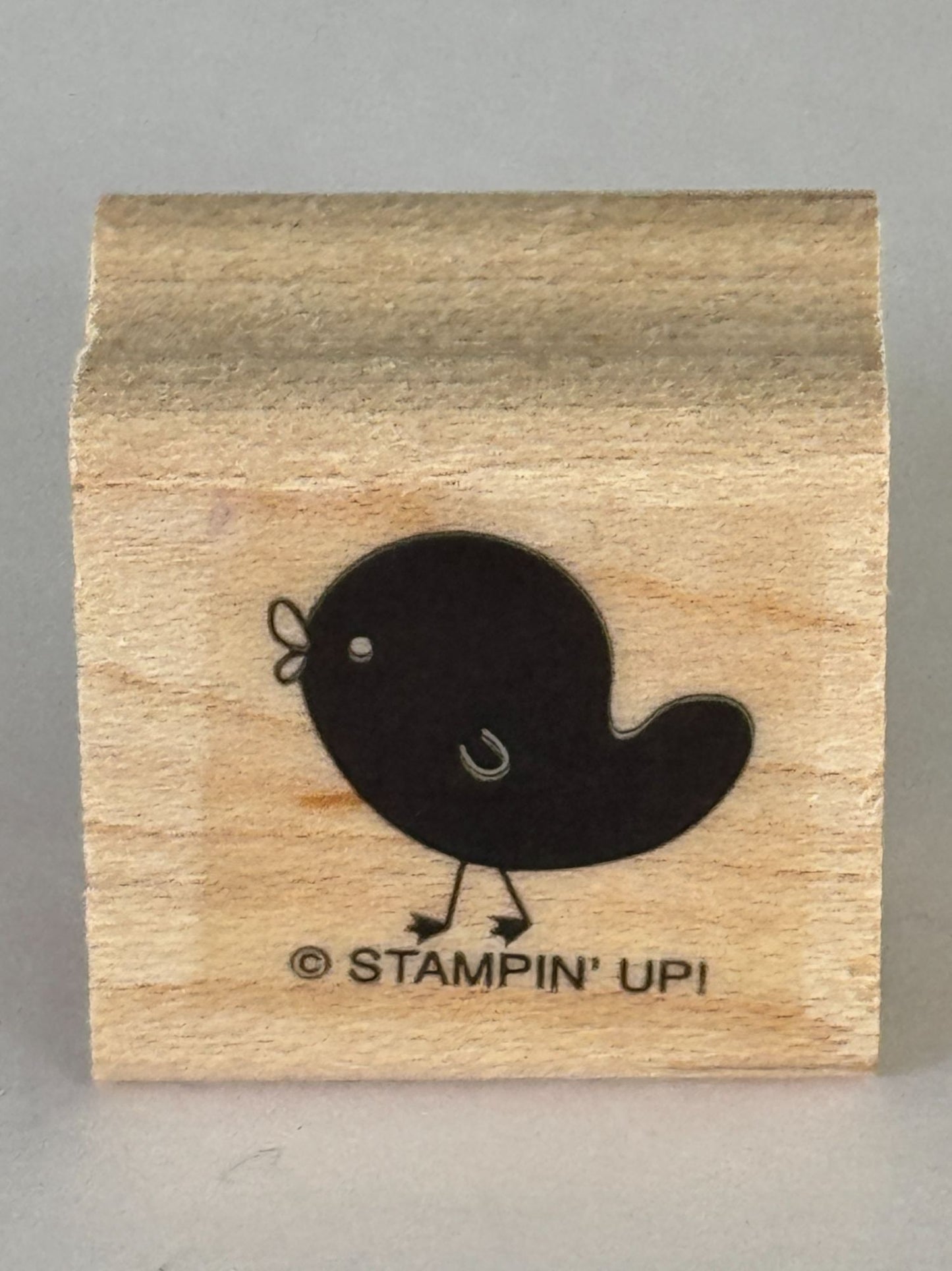 Stampin Up Rubber Stamp Bird Adorable Spring Nature Animal Card Making Small
