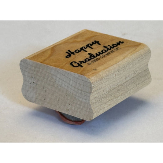 Stampin Up Rubber Stamp Happy Graduation Card Making Words College High School