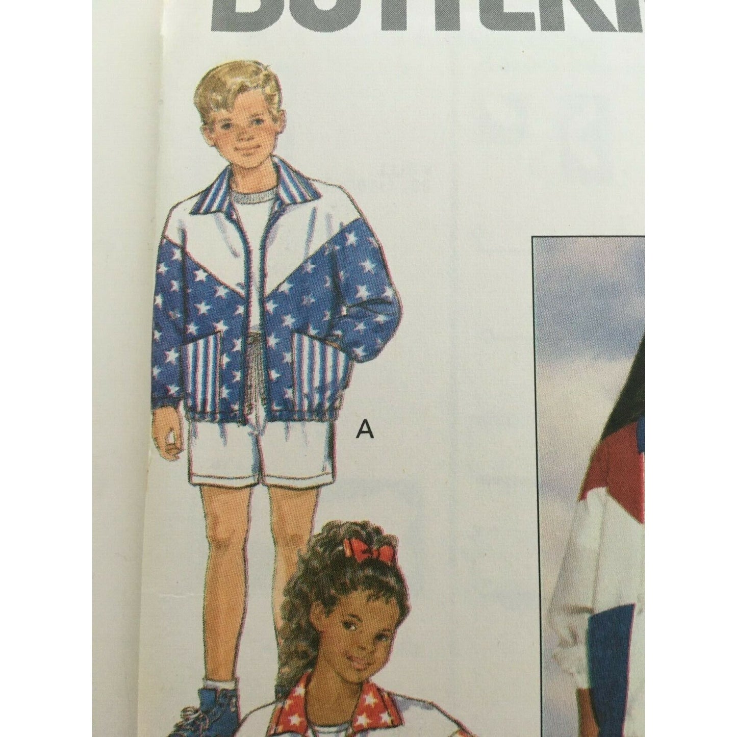 Butterick Sewing Pattern 5934 Athletic Active Kids Jacket Shorts Pants Warm Up