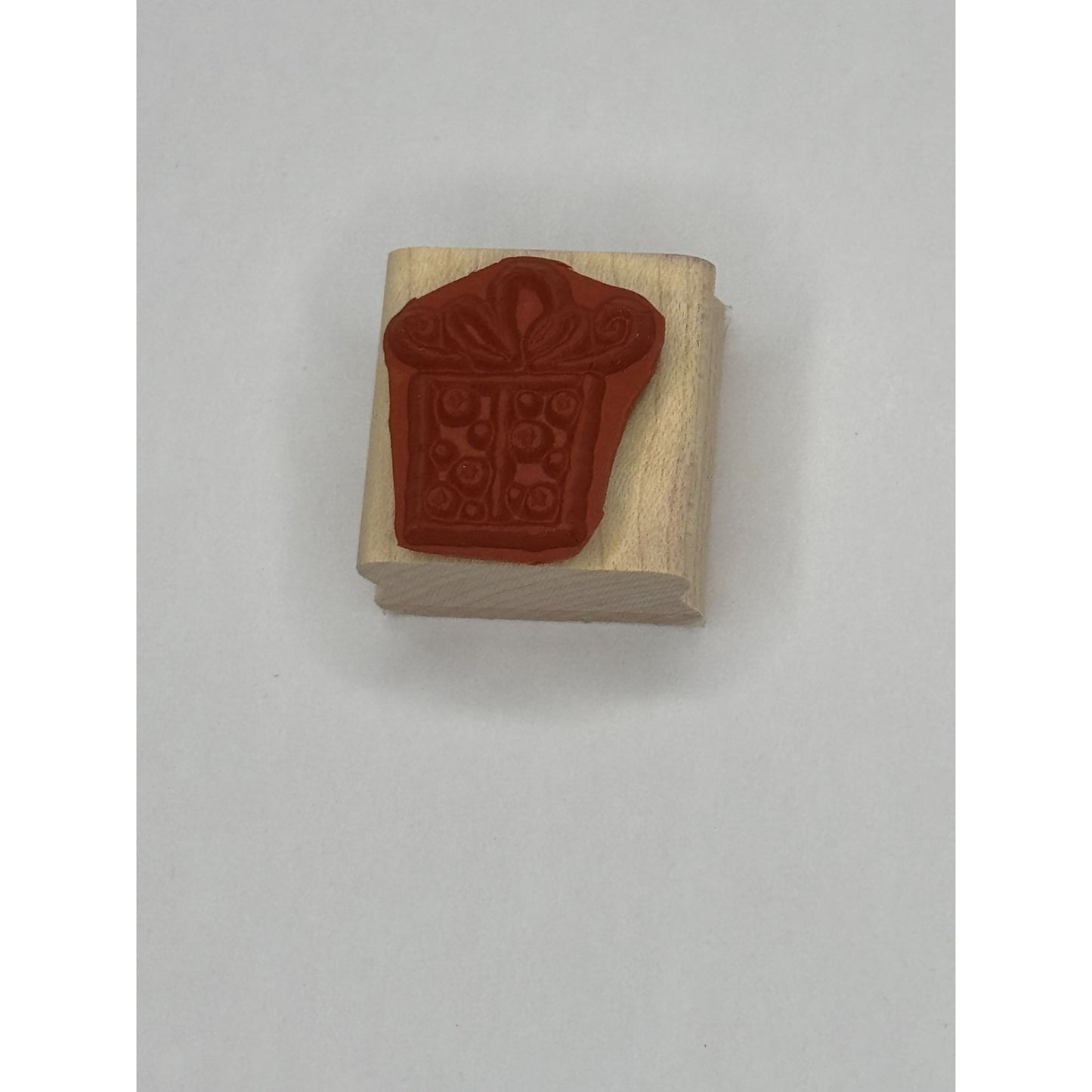 Stampin Up Rubber Stamp Gift Box Ribbon Christmas Card Making Birthday Present