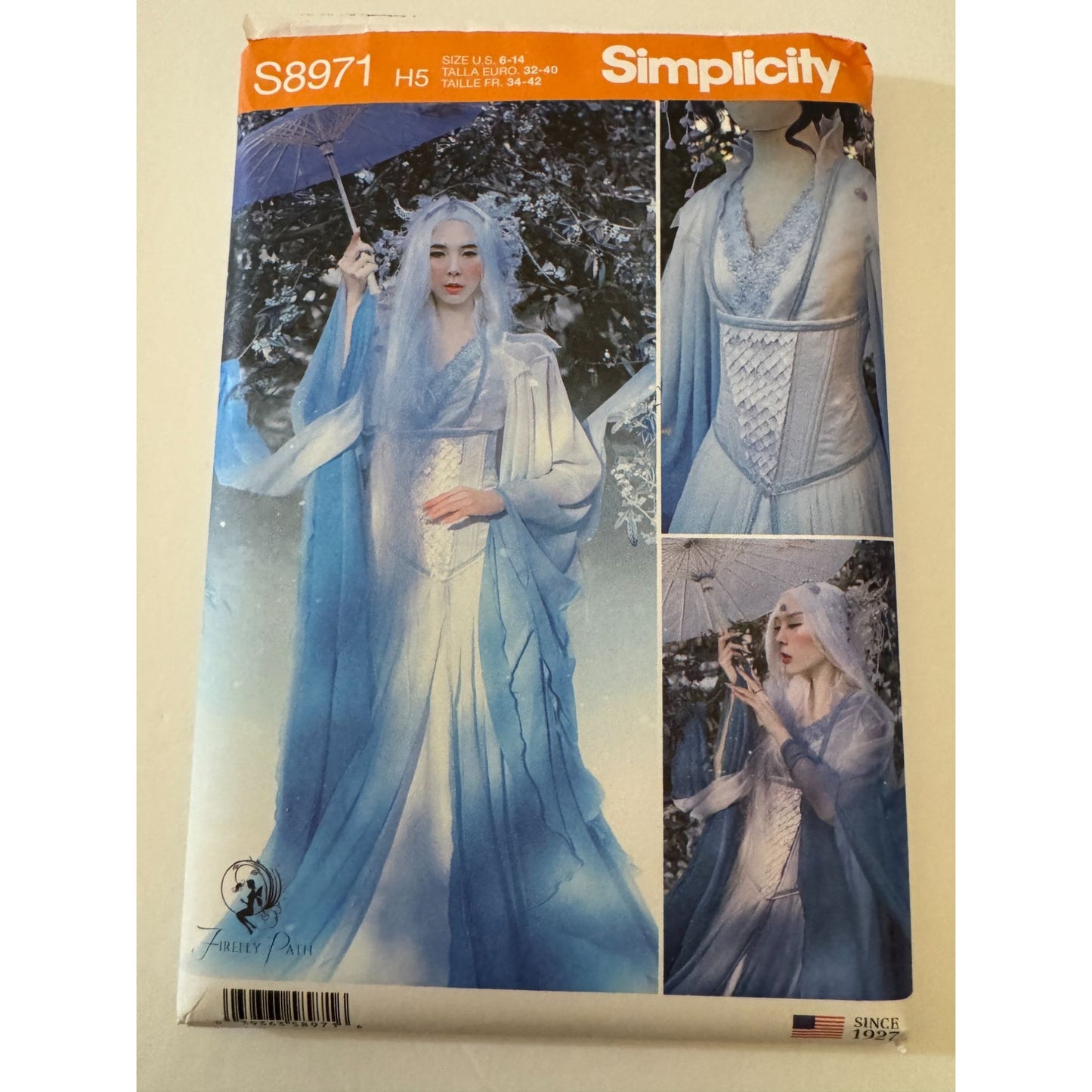 Simplicity Sewing Pattern S8971 Fantasy Fairy Costume Renaissance Fair 6-14 UC