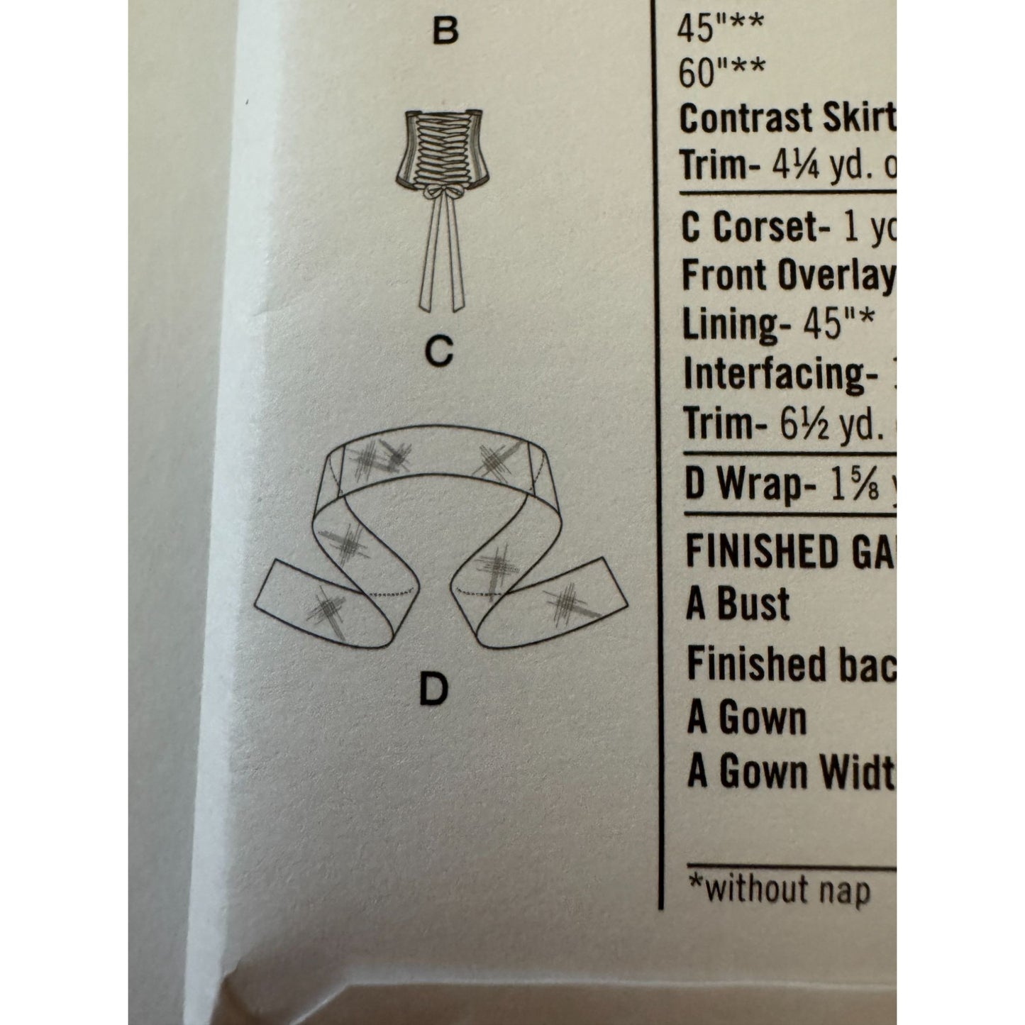 Simplicity Sewing Pattern S8971 Fantasy Fairy Costume Renaissance Fair 6-14 UC