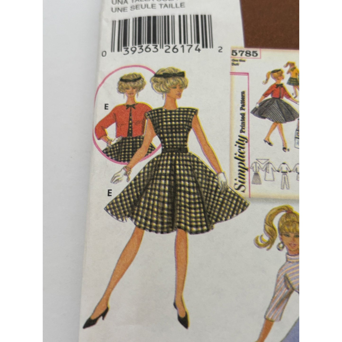 Simplicity Sewing Pattern 5785 Archives 11.5 Inch Fashion Doll Clothes Clothing