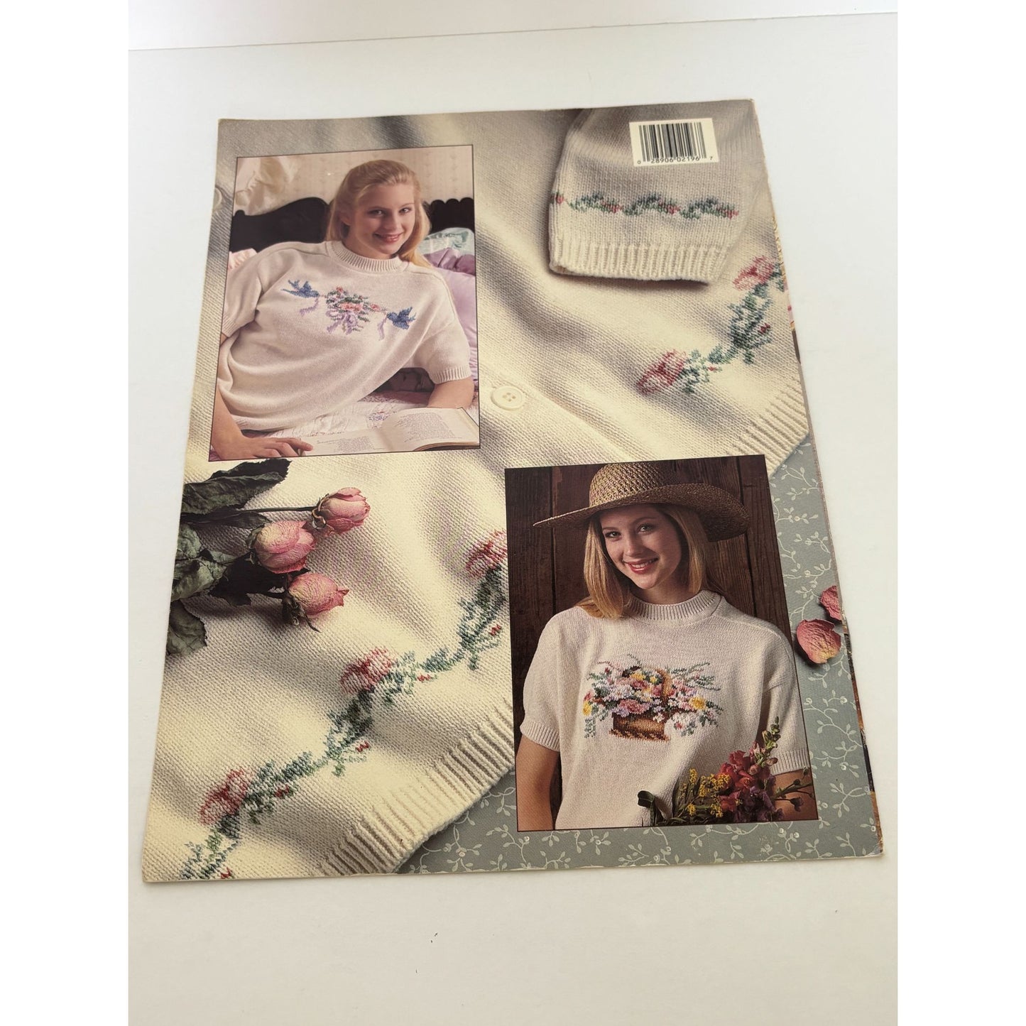 Duplicate Stitch Designs Pattern Book 47 Paula Vaughan Flower Cross Stitch 2196