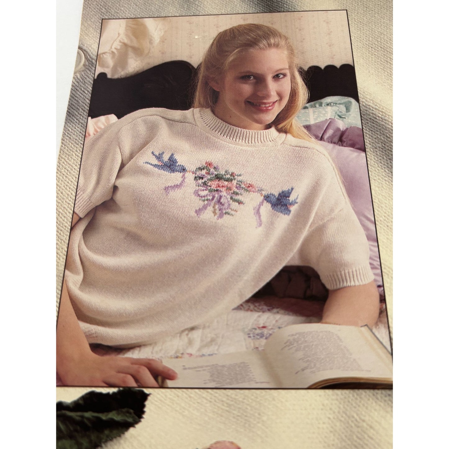 Duplicate Stitch Designs Pattern Book 47 Paula Vaughan Flower Cross Stitch 2196