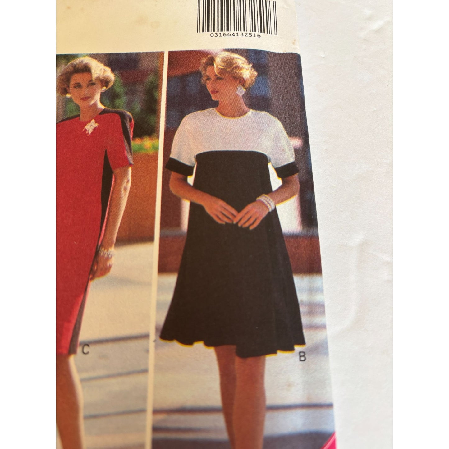 Butterick Sewing Pattern 6133 Slightly Flared Dress Career Work Easy UC 6 8 10