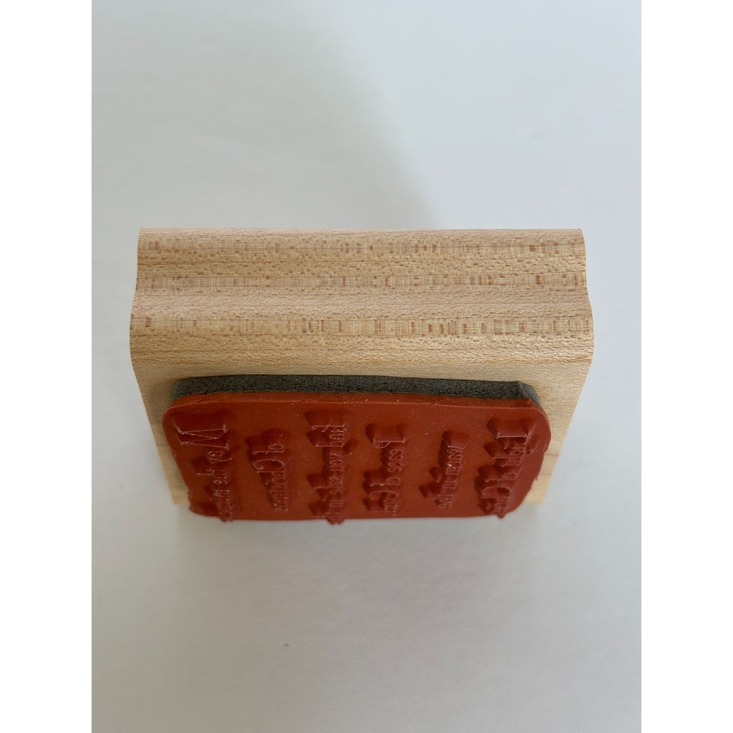 Stampin Up Rubber Stamp Christmas Miracle Religious Christian Words Sentiment