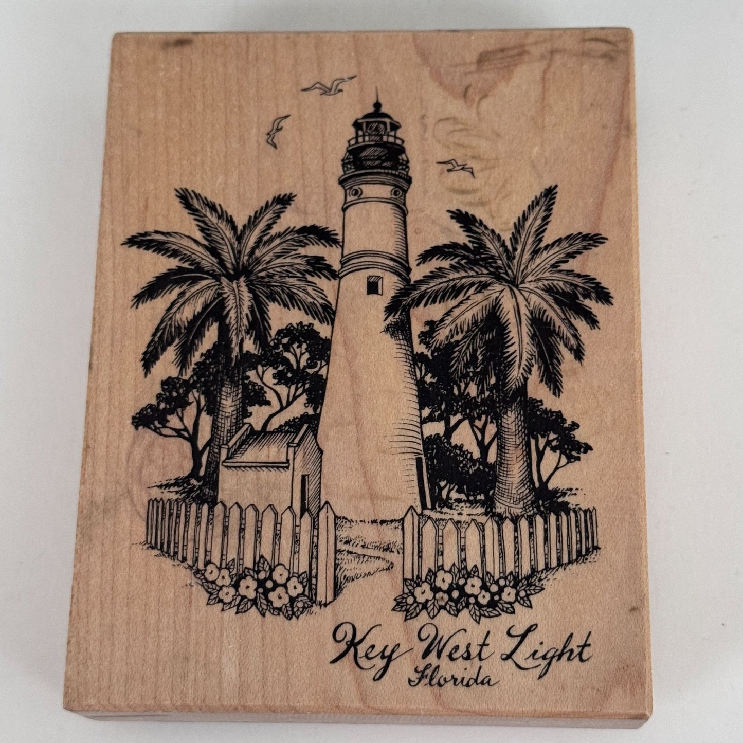 PSX Rubber Stamp Key West Lighthouse Florida Coastal Travel Scrapbook Cardmaking K-2854