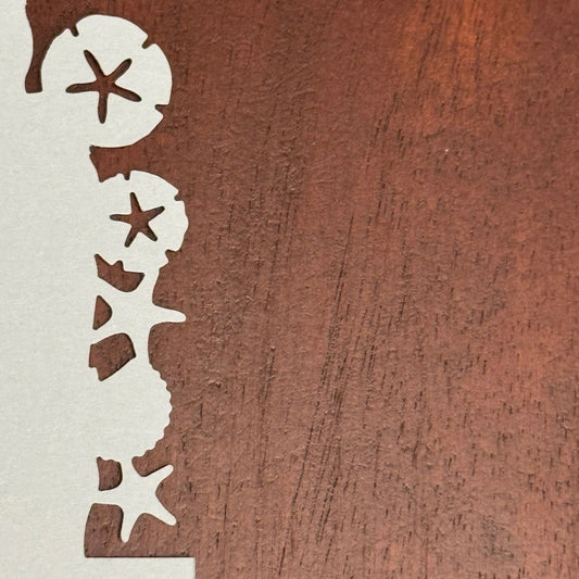 Martha Stewart Paper Punch Sand Dollar Around the Page Corner Edge Starfish