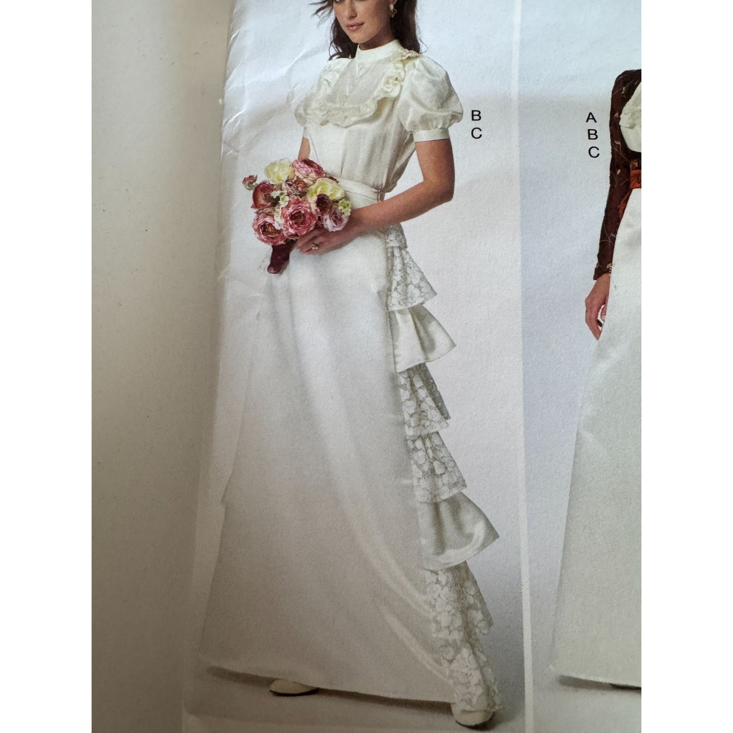 McCalls Sewing Pattern M7071 Victorian Costume Jacket Blouse Skirt 14-22 Ruffles