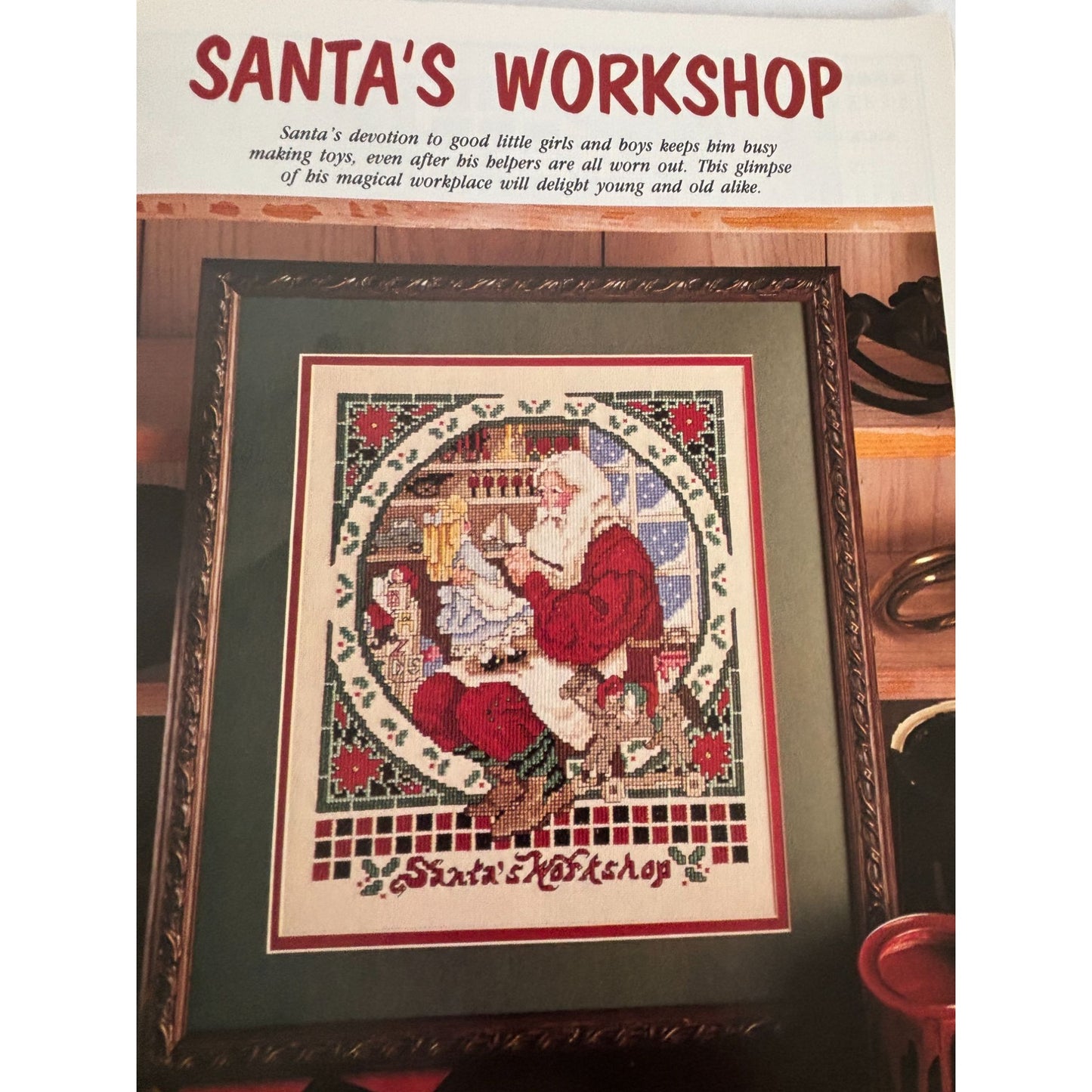 Celebrations To Cross Stitch Craft Magazine Premier Issue Leisure Arts Santa