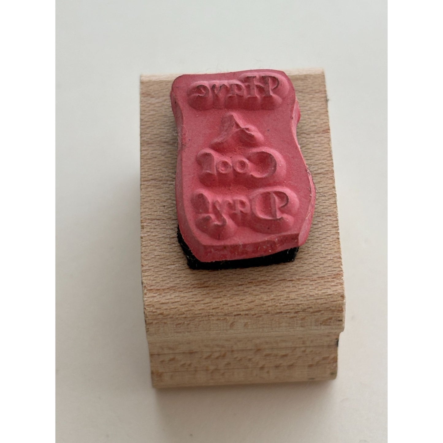 Stamps In Motion Rubber Stamp Have A Cool Day Friend Card Making Words Sentiment
