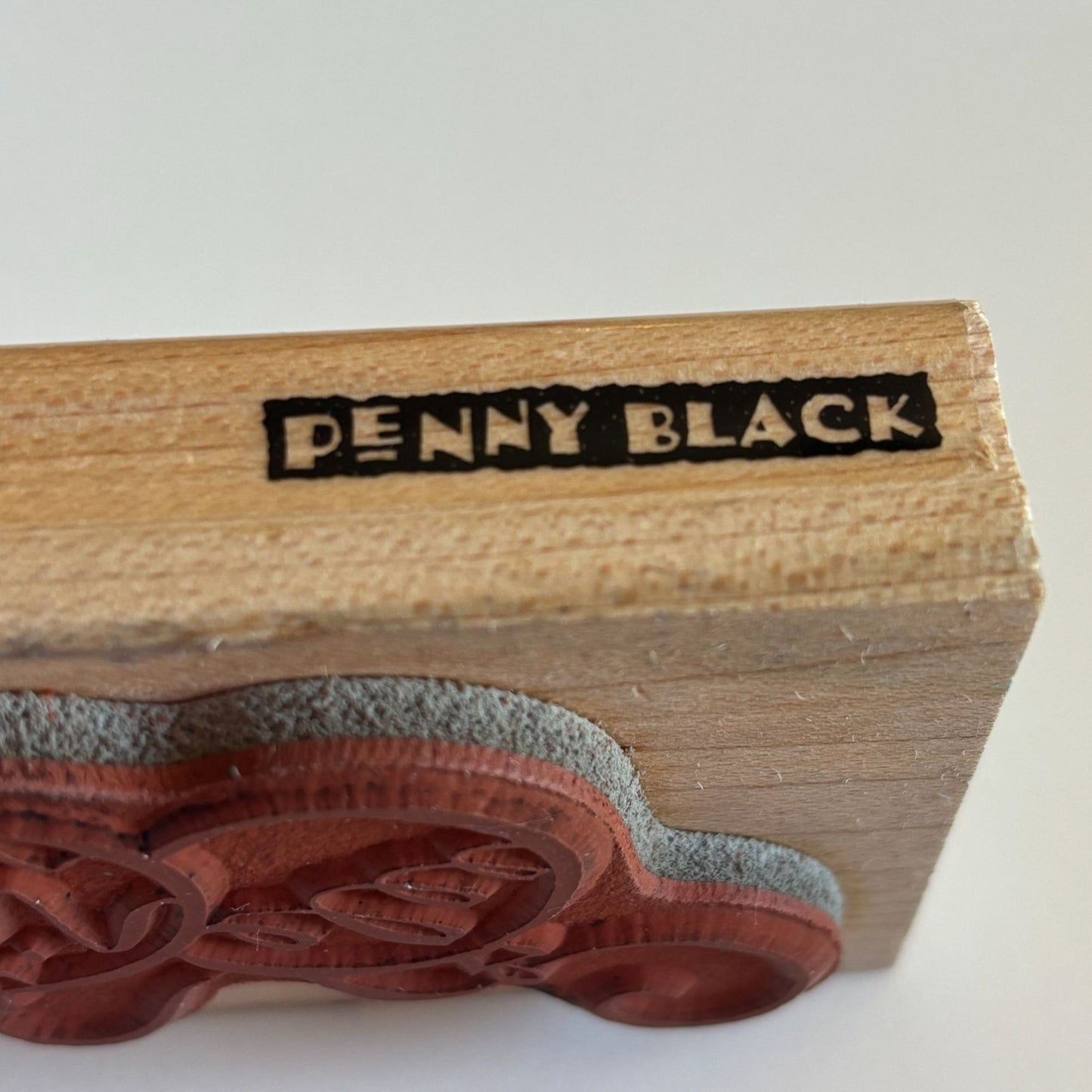Penny Black Wood Rubber Stamp Christmas Ornament Border Card Making Holidays Big