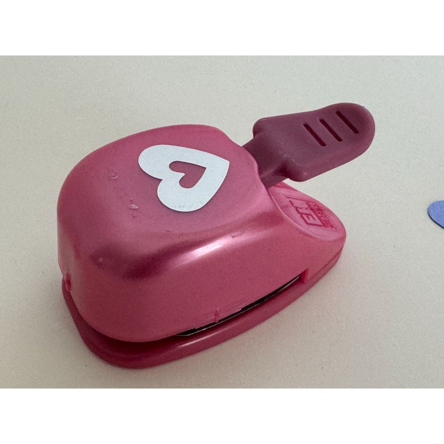 EK Success Heart Shaped Craft Paper Punch Double Valentines Day Card Making 1 in
