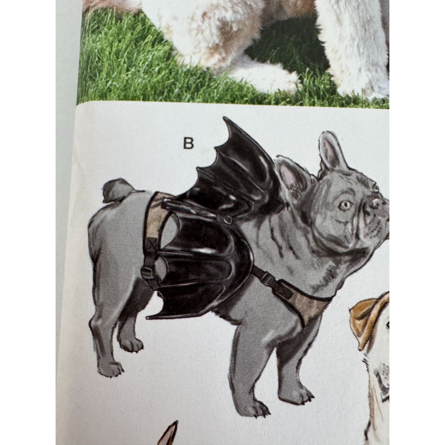 Simplicity Sewing Pattern S9875 Pet Dog Costume Butterfly Dragon Wings Halloween