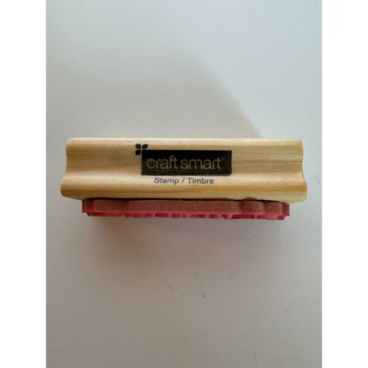 Craft Smart Rubber Stamp Trick Or Treat Halloween Party Card Making Words Candy