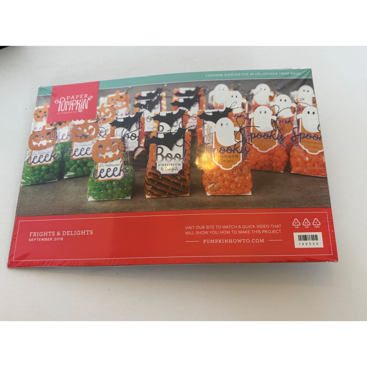 Stampin Up Paper Pumpkin Frights and Delights Treat Bags Kit Halloween Stamps
