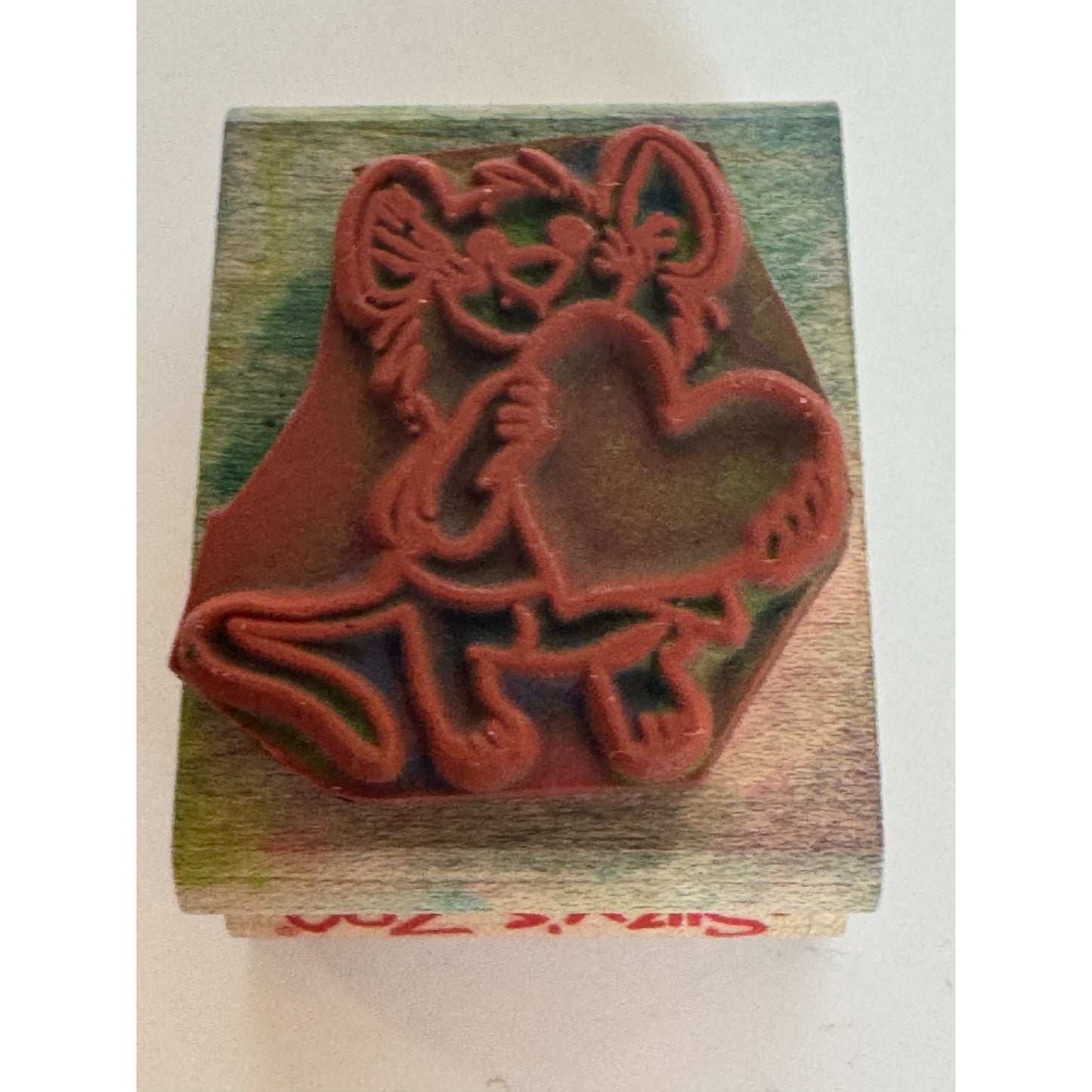 Rubber Stampede Rubber Stamp Suzys Zoo Here Is My Heart Mouse Love Anniversary