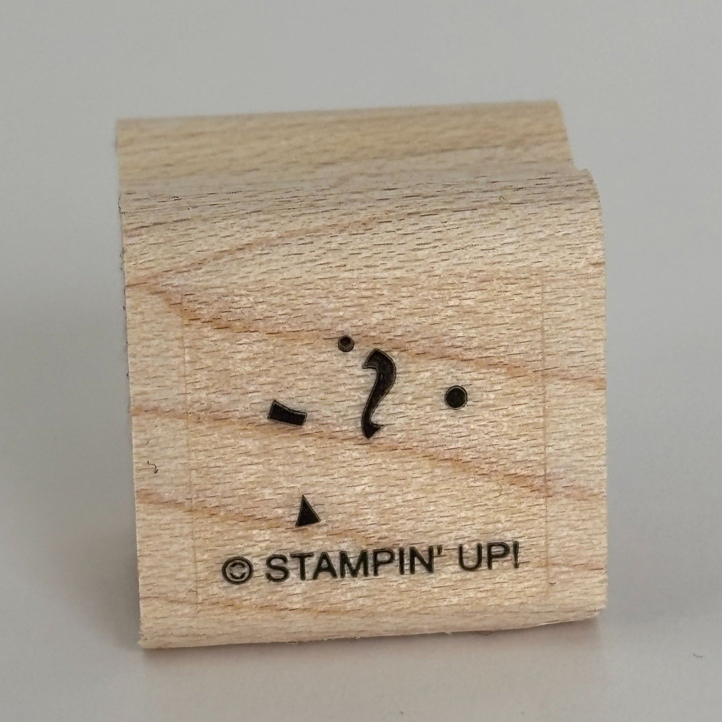 Stampin Up Wood Rubber Stamp Confetti Celebrate Birthday Card Making Background