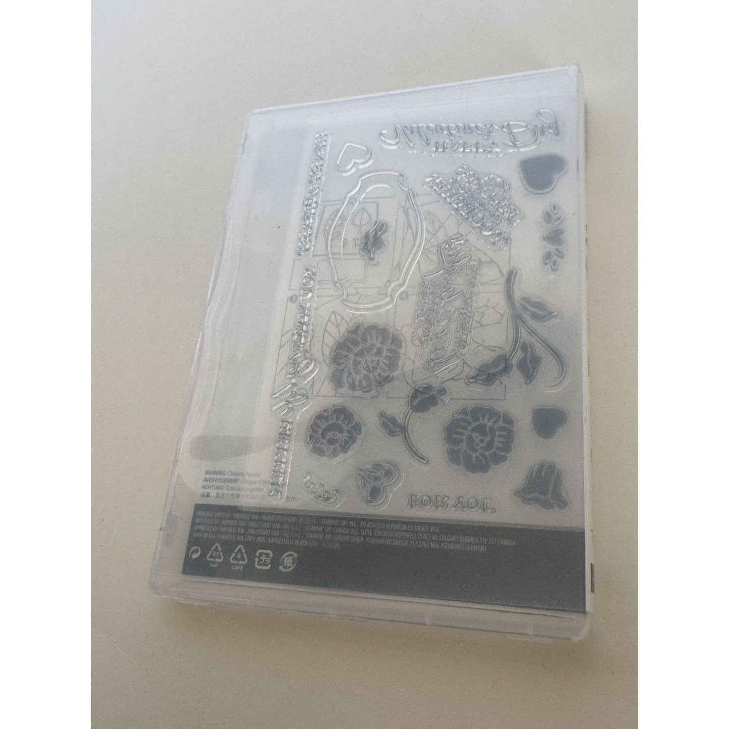 Stampin Up Photopolymer Stamp Set Heart To Heart 20 Pcs Valentines Day For You