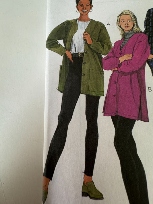 McCalls Sewing Pattern 9039 Cardigan Top Pants Leggings Misses 6 8 10 Casual UC