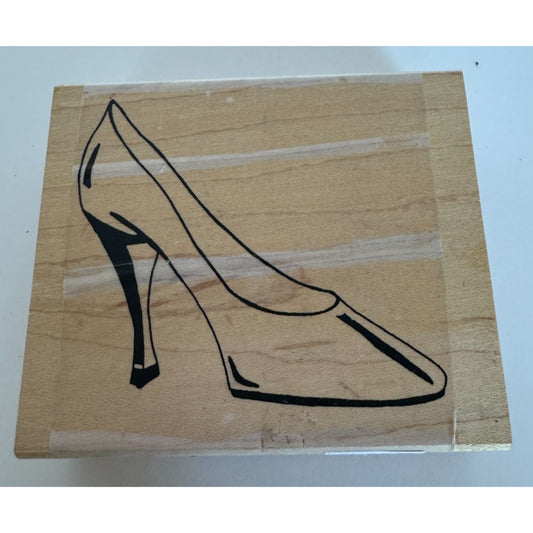 AIP VIPs Rubber Stamp Large High Heel Shoe Womens Fashion Stiletto Card Making
