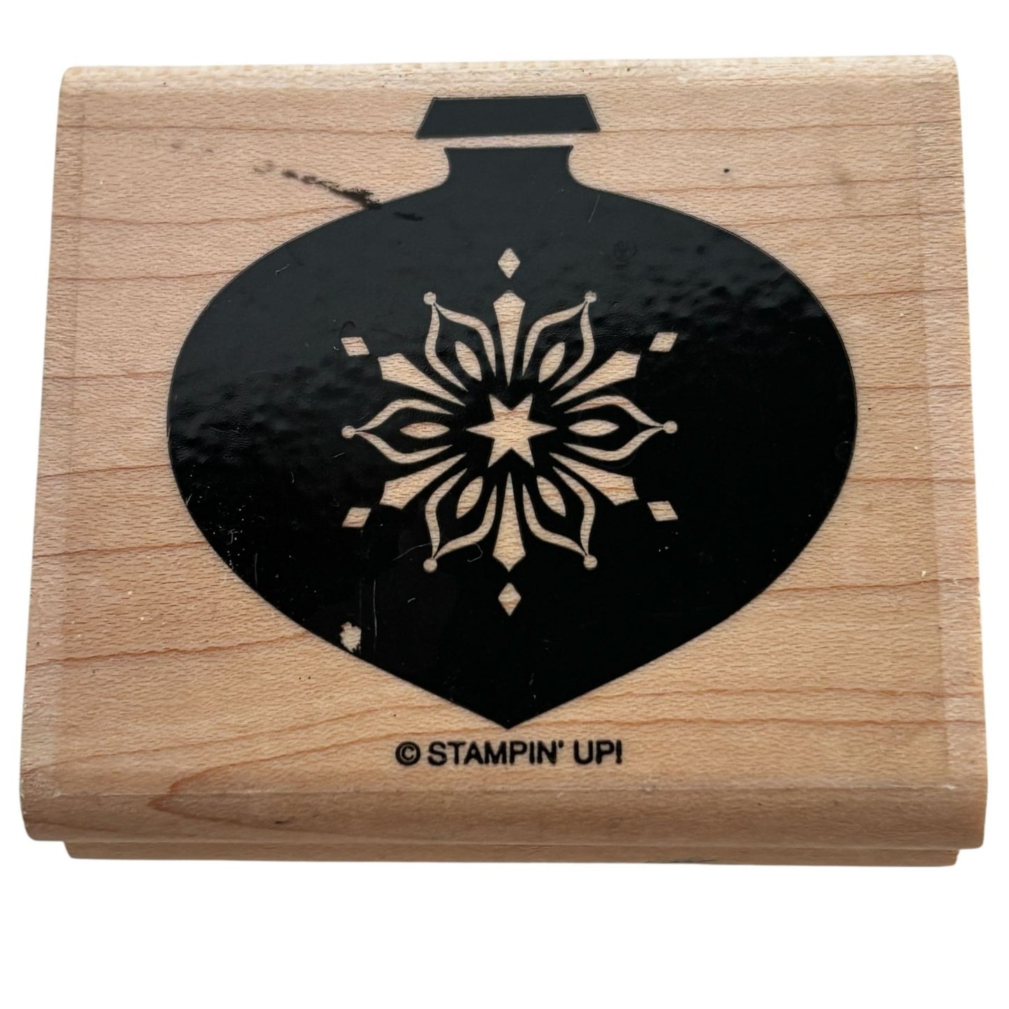 Stampin' Up! Rubber Stamp: Snowflake Christmas Ornament