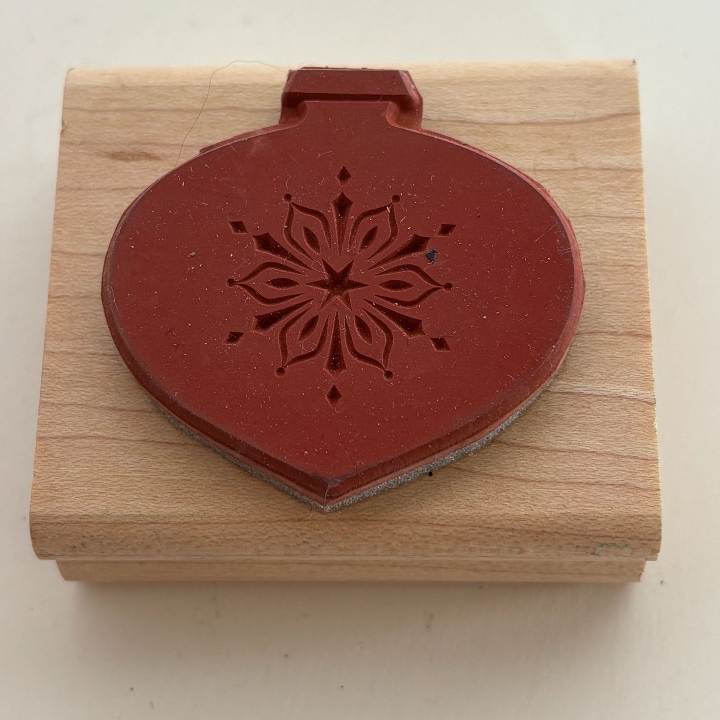 Stampin' Up! Rubber Stamp: Snowflake Christmas Ornament
