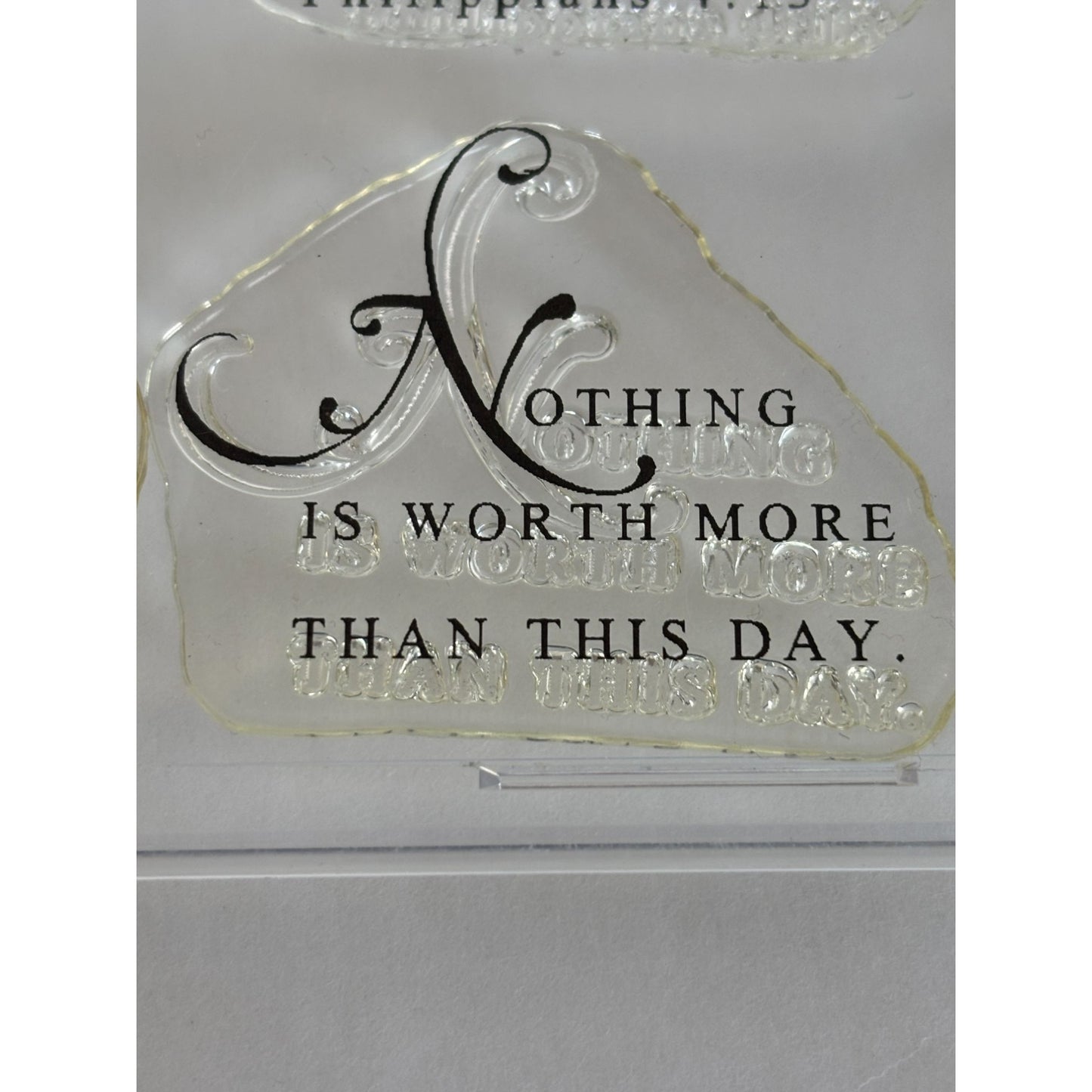 Papertrey Ink Clear Stamp Set Everyday Blessings Christian Cross Bible Quotes