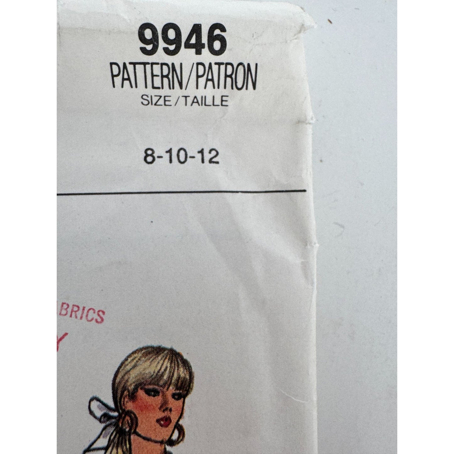 Vogue Sewing Pattern 9946 Straight or Slightly Flared Skirt Modest Long 8 10 12