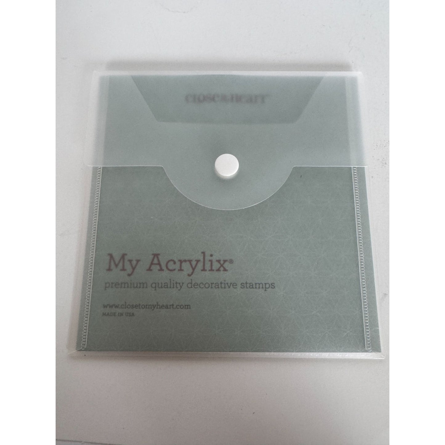 CTMH My Acrylix Acrylic Stamp Set Lovely Garden Be True to Who You Are Grow Love