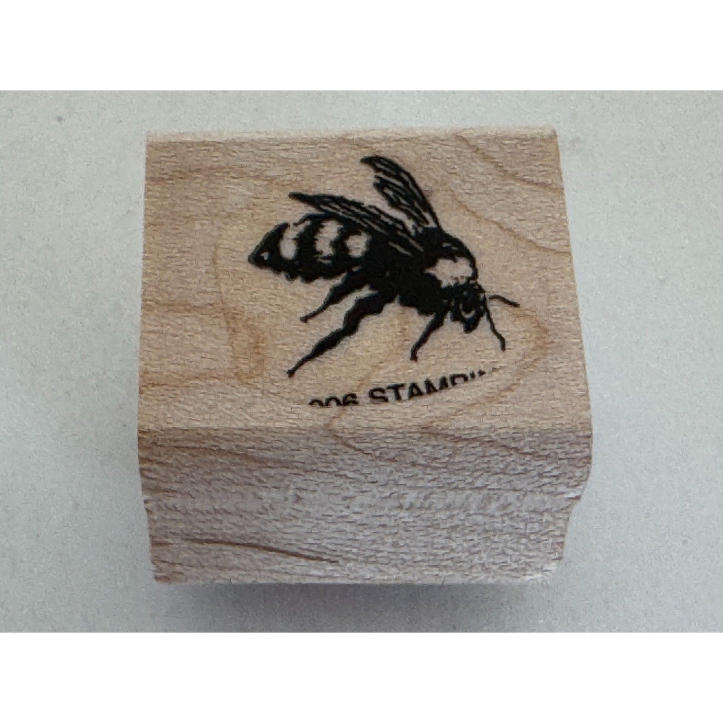 Stampin Up Rubber Stamp Set Definitely Decorative Serene Sunflower Bee Friends
