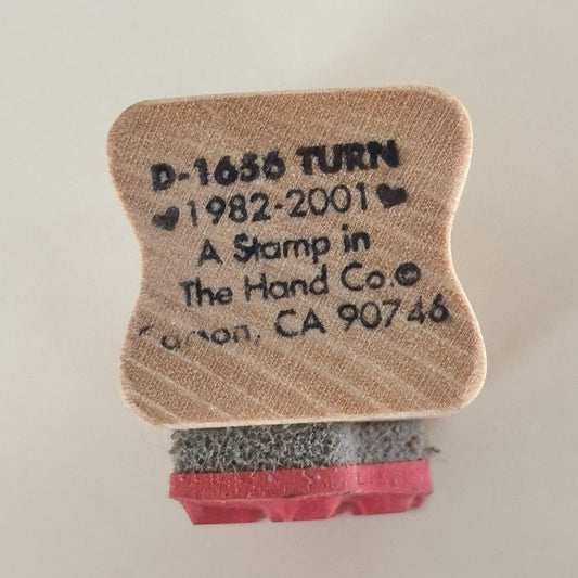 A Stamp In The Hand Rubber Stamp Turn Back The Clock Quote Funny Birthday Card Words