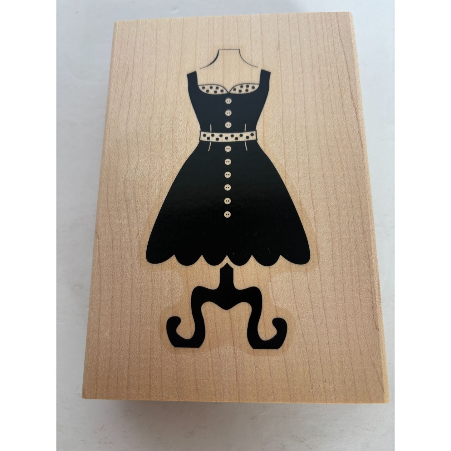 Stampin Up Rubber Stamp All Dressed Up Fashion Change of Address Puns Birthday