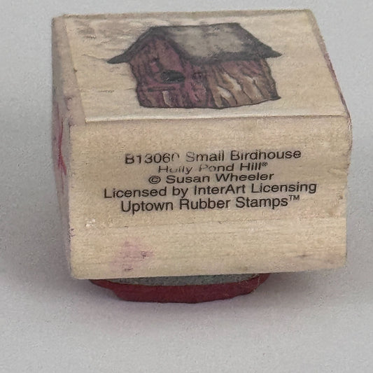 Holly Pond Hill Rubber Stamp Small Birdhouse Cardmaking Craft Uptown