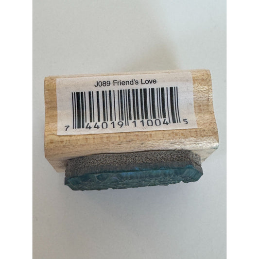 Stampendous Rubber Stamp A Friend Loves At All Times Proverbs 17:17 Bible Quote