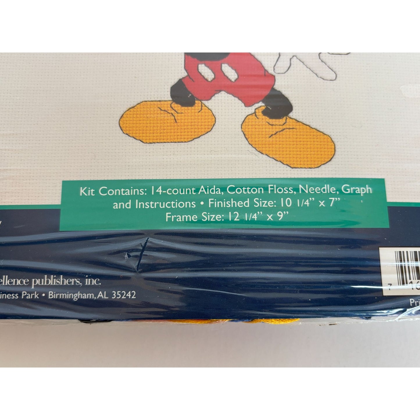 Disney Cross Stitch Kit Mickey Mouse with Balloons Cross Stitch Pattern 36001