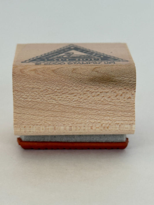 Stampin Up Rubber Stamp Postage Design Cape Hope Swan Animal Triangle Cardmaking