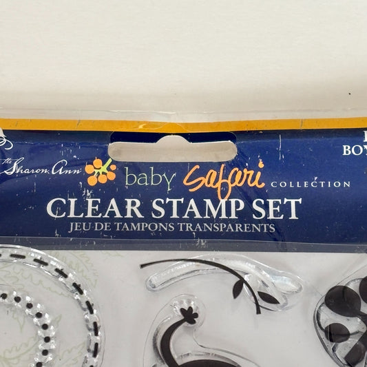Little Yellow Bicycle Clear Stamp Set Baby Safari Boy Frog Lion Cardmaking Craft Monkey