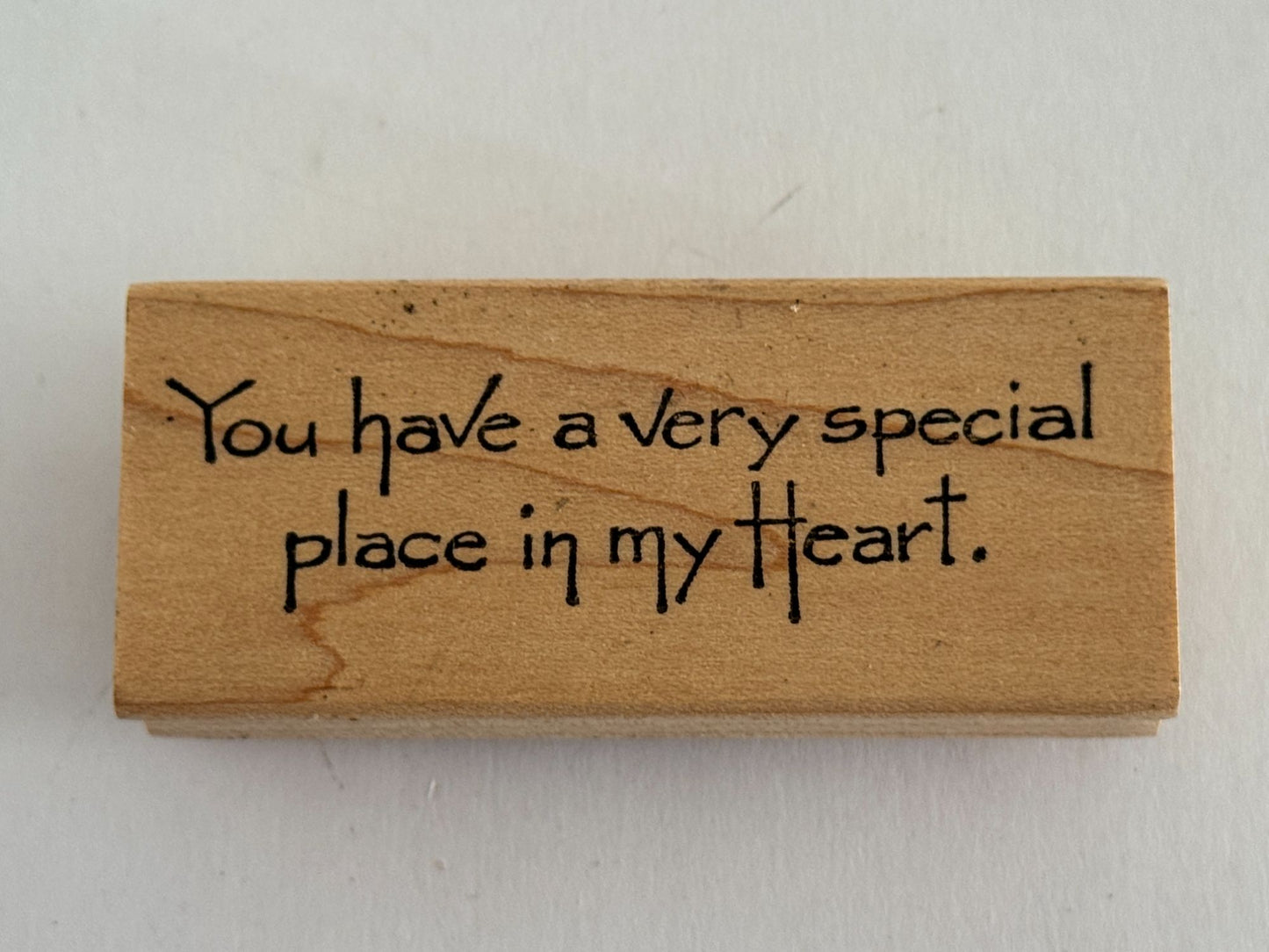 Northwoods Rubber Stamp You Have A Very Special Place In My Heart Card Making