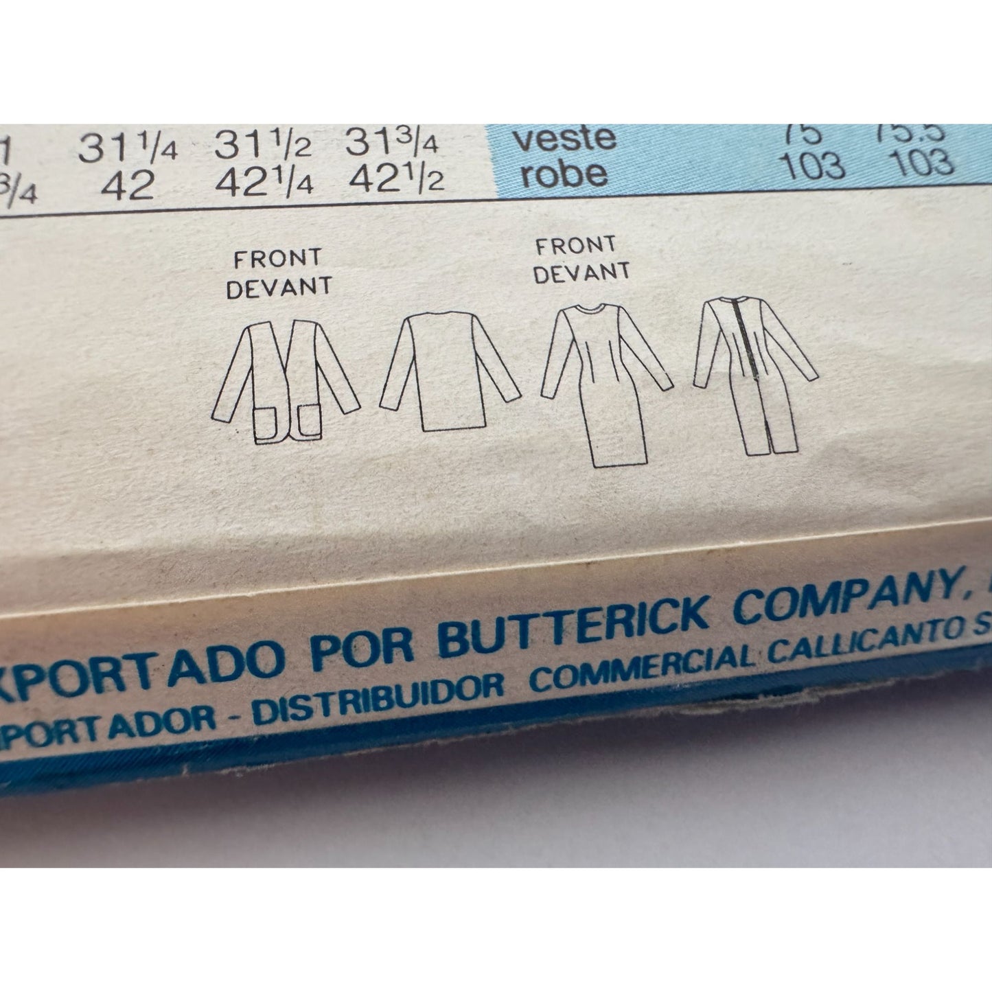 Butterick Sewing Pattern 3124 See and Sew Jacket Blazer Dress Outfit 16-24 Easy