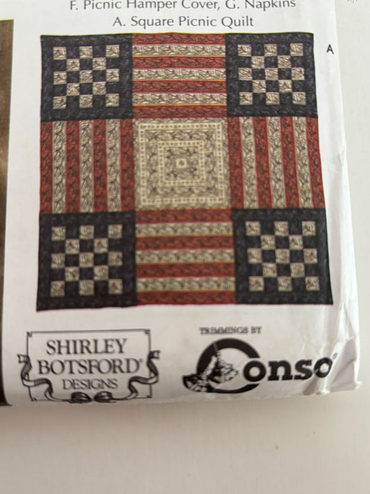 Simplicity Sewing Pattern 5977: Picnic Accessories