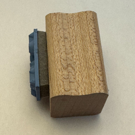 Stampin Up Rubber Stamp Just a Note Card Making Words Sentiment Wood Mounted