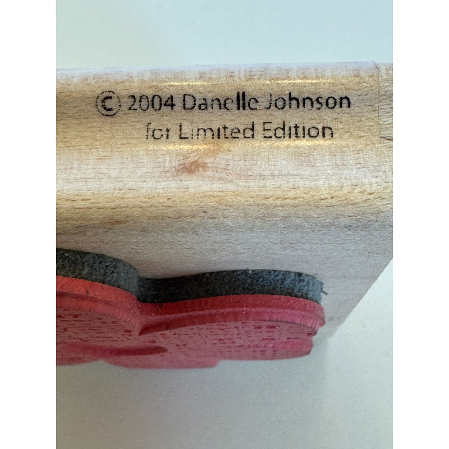 Limited Edition Rubber Stamp Aloha Flower Letter Petals Card Making Alphabet Big